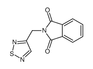 2-(1,2,5-thiadiazol-3-ylmethyl)isoindole-1,3-dione Structure