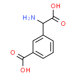 (R)-2-Amino-2-(3-carboxyphenyl)acetic acid Structure