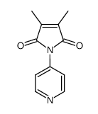 3,4-dimethyl-1-(pyridin-4-yl)-1H-pyrrole-2,5-dione Structure