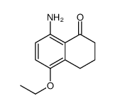 1(2H)-Naphthalenone,8-amino-5-ethoxy-3,4-dihydro-(9CI) Structure