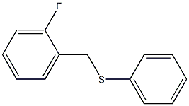 1-fluoro-2-(phenylsulfanylmethyl)benzene structure