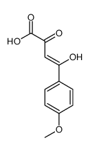 4-hydroxy-4-(4-methoxyphenyl)-2-oxobut-3-enoic acid Structure