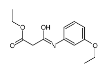 ethyl 3-(3-ethoxyanilino)-3-oxopropanoate Structure