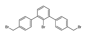 2-bromo-1,3-bis[4-(bromomethyl)phenyl]benzene结构式