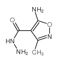 4-Isoxazolecarboxylicacid,5-amino-3-methyl-,hydrazide(9CI) Structure