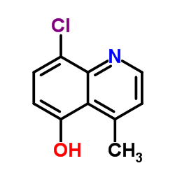 8-Chloro-4-methyl-5-quinolinol Structure