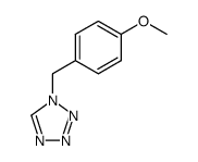 1-(4-methoxyphenylmethyl)tetrazole结构式