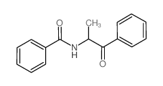 N-(1-oxo-1-phenylpropan-2-yl)benzamide Structure