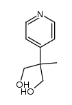 2-methyl-2-[4]pyridyl-propane-1,3-diol结构式