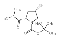 (2S-顺式)-2-(二甲基氨基)羰基-4-疏基-1,1-二甲酯 1-吡咯烷羧酸图片