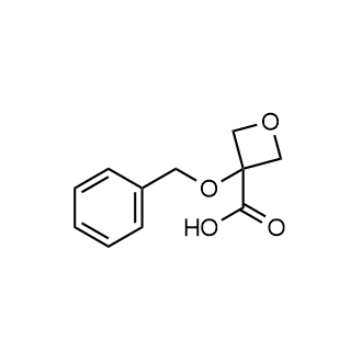 3-(Benzyloxy)oxetane-3-carboxylic acid Structure