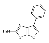 5-amino-3-phenyl-thiazolo[4,5-d]isoxazole Structure