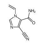 Imidazole-5-carboxamide, 4-cyano-1-vinyl- (8CI) structure