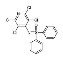 oxo-diphenyl-(2,3,5,6-tetrachloropyridin-4-yl)imino-λ6-sulfane Structure