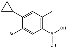 3-Bromo-4-cyclopropyl-6-methylphenylboronic acid picture