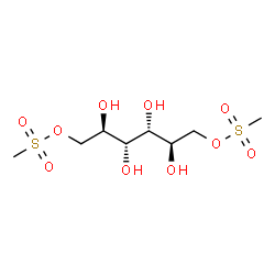 (2R,3R,4R,5R)-1,6-bis(methylsulfonyloxy)hexane-2,3,4,5-tetrol Structure