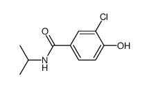 3-Chloro-4-hydroxy-N-isopropyl-benzamide结构式