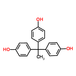 1,1,1-三(4-羟基苯基)乙烷结构式