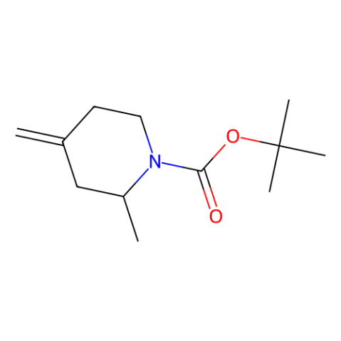 tert-butyl (2S)-2-methyl-4-methylene-piperidine-1-carboxylate Structure