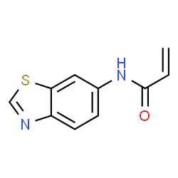 2-Propenamide,N-6-benzothiazolyl-(9CI) Structure