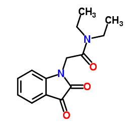 2-(2,3-dioxo-2,3-dihydro-1H-indol-1-yl)-N,N-diethylacetamide picture