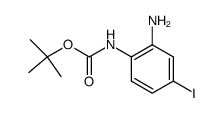 (2-AMINO-4-IODO-PHENYL)-CARBAMIC ACID TERT-BUTYL ESTER Structure