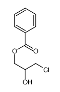 1-Benzoyloxy-3-chloropropan-2-ol结构式