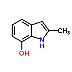 (9ci)-2-甲基-1H-吲哚-7-醇结构式