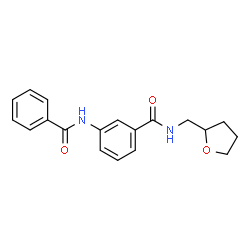 3-(Benzoylamino)-N-(tetrahydro-2-furanylmethyl)benzamide structure