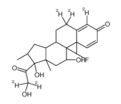 Dexamethasone-D5 Structure