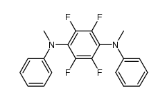 2,3,5,6-Tetrafluor-N,N'-dimethyl-N,N'-diphenyl-1,4-phenylendiamin Structure