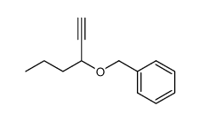 ((hex-1-yn-3-yloxy)methyl)benzene Structure