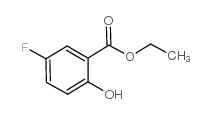 5-FLUORO-2-HYDROXYBENZOIC ACID ETHYL ESTER Structure