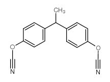 1,1-双(4-氰氧苯基)乙烷结构式