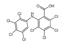 3,4,5,6,2',3',4',5'-Octachlor-diphenylamin-2-carbonsaeure结构式