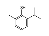 Benzenethiol, 2-methyl-6-(1-methylethyl)- (9CI) Structure