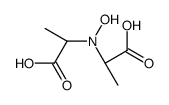 (2S)-2-[1-carboxyethyl(hydroxy)amino]propanoic acid Structure