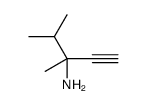 3,4-dimethylpent-1-yn-3-amine Structure