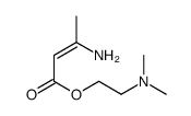 2-(dimethylamino)ethyl 3-aminobut-2-enoate结构式