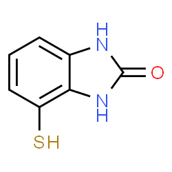 2H-Benzimidazol-2-one,1,3-dihydro-4-mercapto-(9CI) structure