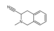 2-methyl-3,4-dihydro-1H-isoquinoline-3-carbonitrile结构式