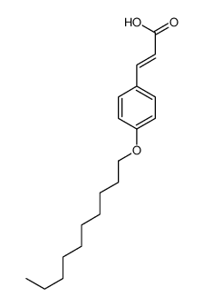 3-(4-decoxyphenyl)prop-2-enoic acid Structure