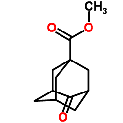 Methyl 4-oxo-1-adamantanecarboxylate Structure