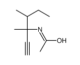 N-(3,4-dimethylhex-1-yn-3-yl)acetamide Structure