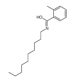 N-decyl-2-methylbenzamide结构式