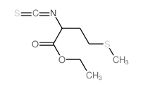 ethyl 2-isothiocyanato-4-methylsulfanyl-butanoate structure