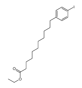 ethyl 11-(4-iodophenyl)undecanoate Structure