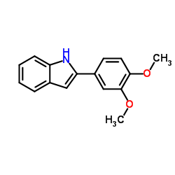 2-(3,4-Dimethoxyphenyl)-1H-indole Structure