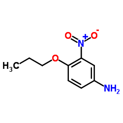 3-Nitro-4-propoxyaniline Structure