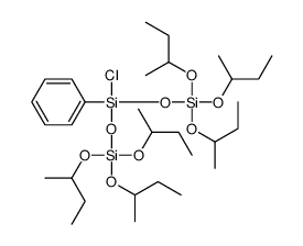 tributan-2-yl [chloro-phenyl-tri(butan-2-yloxy)silyloxysilyl] silicate Structure